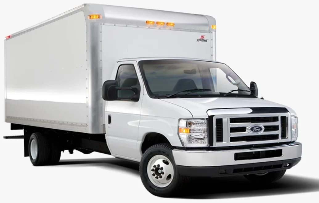 Ford E-350 box truck