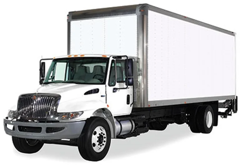 International box truck with lift gate